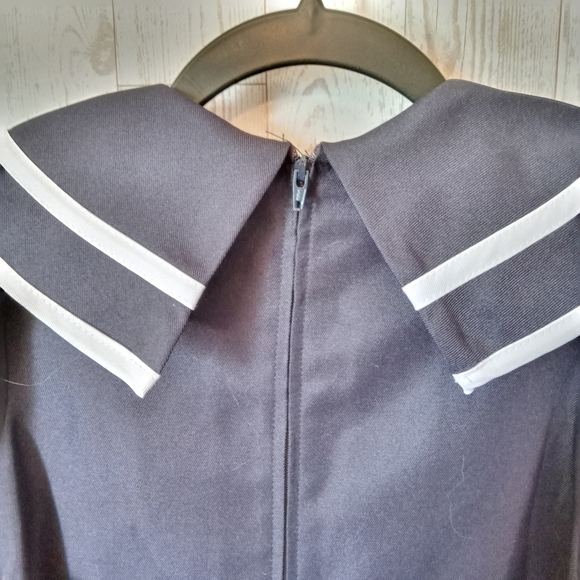 Rare Editions Navy Blue Sailor Dress Girls Size 6 Family Pictures - Picture 5 of 8